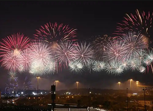 铅山县焰火晚会